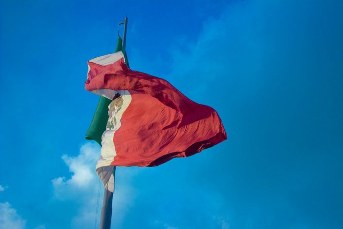 Wind Flag Of Mexico Mexican Flag Mexico Flag Sky