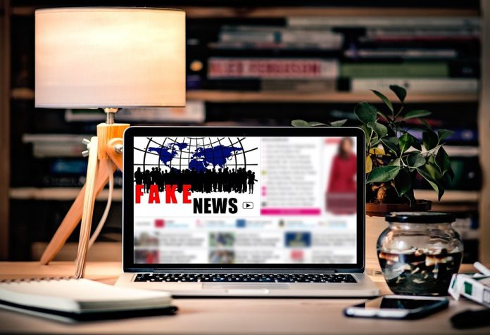 Internet Computer Laptop Media Fake News Fake