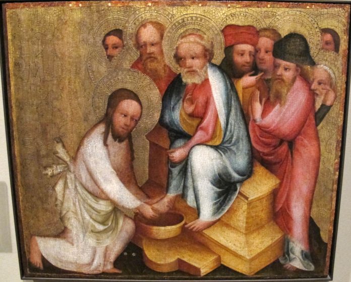 Maestro_bertram_di_minden,_lavanda_dei_piedi,_amburgo_1380-90_ca.