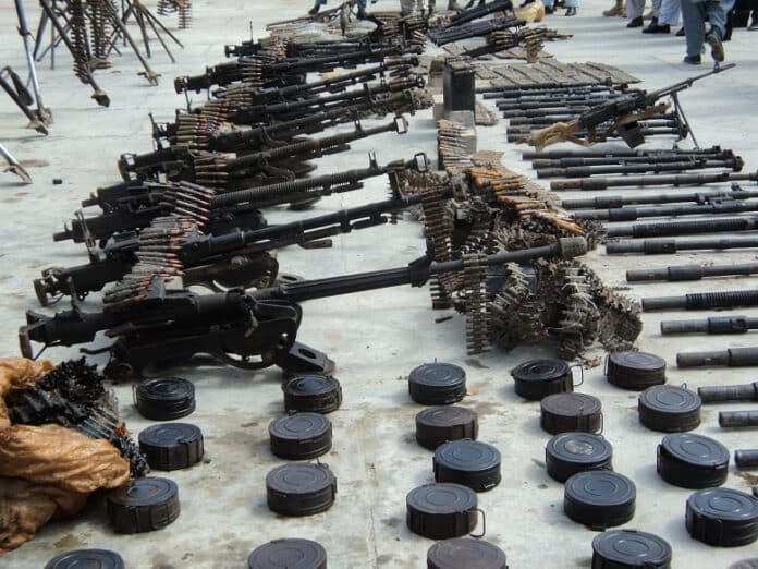 Weaponry_found_in_Afghanistan,_2011