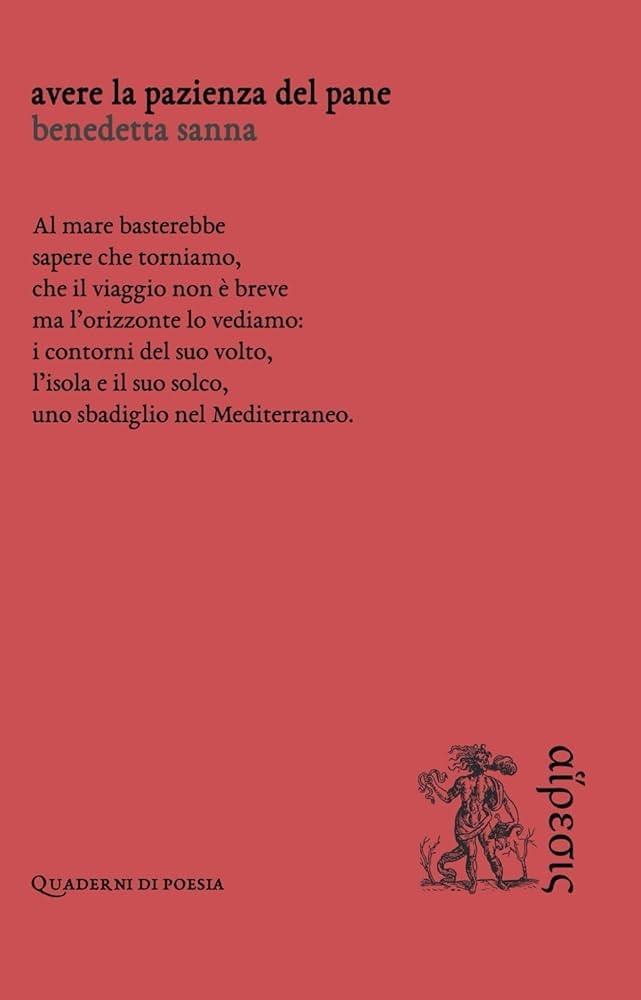 Foto libro Avere la pazienza del pane Benedetta Sanna