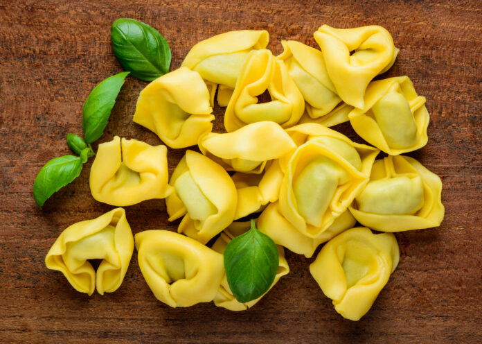 Yellow Tortellini Pasta