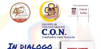ANDRIA, IL GRUPPO C.O.N. IN DIALOGO CON FEDERICA CANNONE: